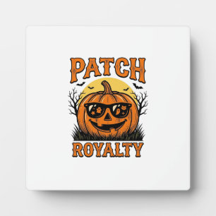 Halloween Pumpkin Patch Vintage Jack O Lantern Shi Plaque