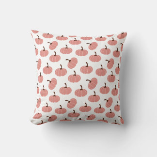 Halloween Pumpkin Pattern 4 Throw Pillow