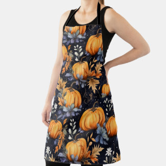 Halloween Pumpkin Pattern Apron