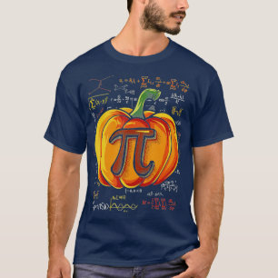 Halloween Pumpkin Pie Math Halloween Thanksgiving  T-Shirt