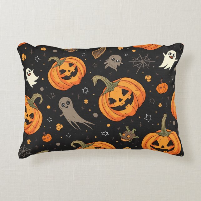 halloween pumpkin pillow cushion (Front)