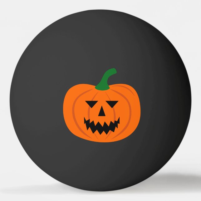 Halloween Pumpkin Ping Pong Ball (Front)