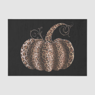 Halloween Pumpkin Plaid Leopard Fall Thanksgiving  Tissue Paper