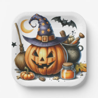 HALLOWEEN PUMPKIN PLATES