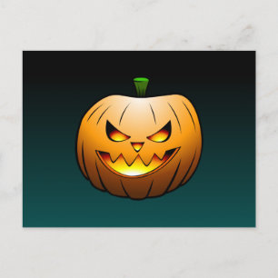 Halloween Pumpkin Postcard