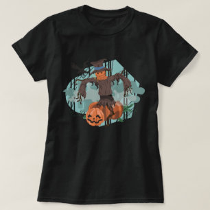 Halloween Pumpkin Scarecrow T-Shirt
