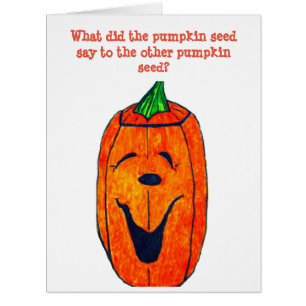 HALLOWEEN PUMPKIN SEED JOKE