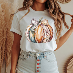 Halloween Pumpkin Shirt, Cozy Fall Sweater for Her
