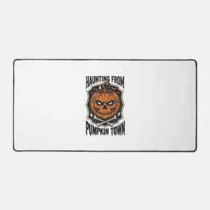 Halloween Pumpkin Shirt Vintage Jack O Lantern Tow Desk Mat