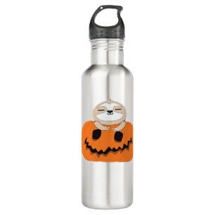Halloween Pumpkin Sloth Classic T-Shirt 710 Ml Water Bottle