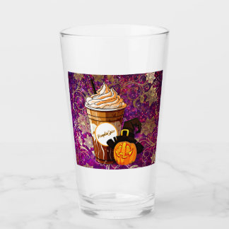 Halloween | Pumpkin Spice | Witch | Drinking Glass