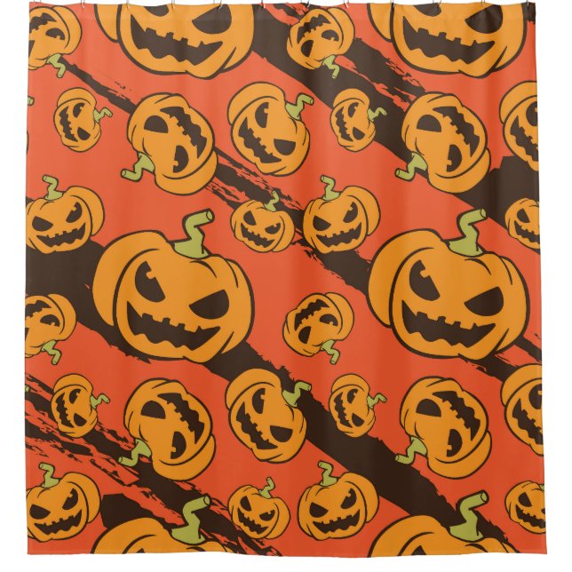 Halloween Pumpkin: Spooky Seamless Pattern (Front)