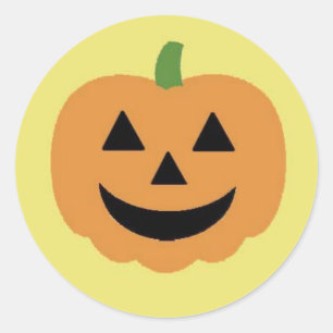Halloween pumpkin sticker