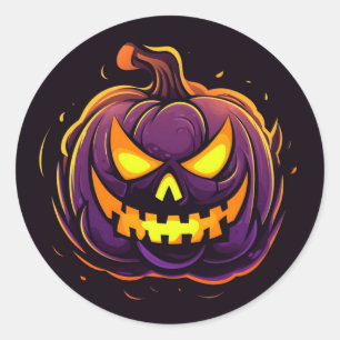 Halloween Pumpkin Stickers