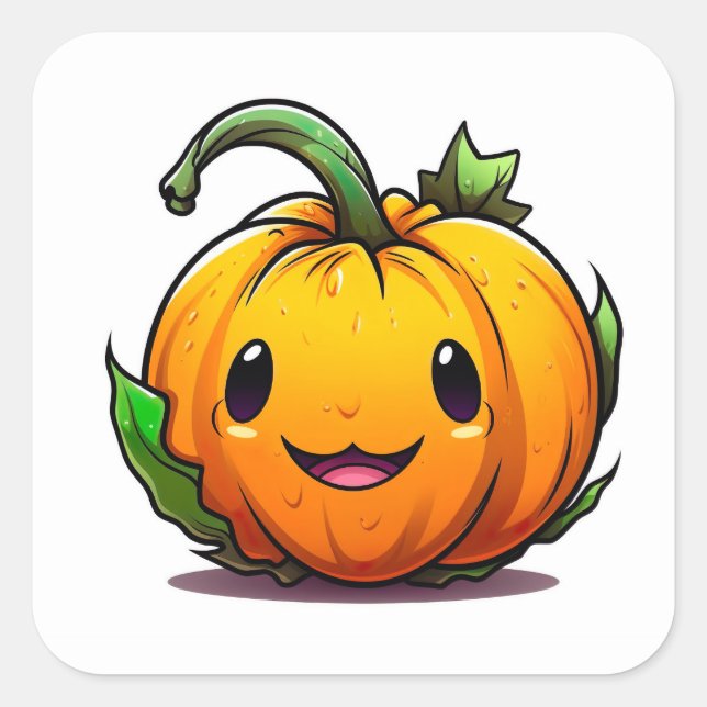 Halloween Pumpkin Stickers (Front)