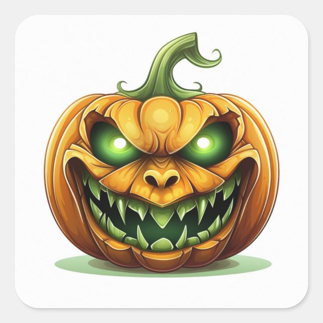 Halloween Pumpkin Stickers (Front)