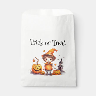 Halloween Pumpkin Sweet Treats - Favour Bags 