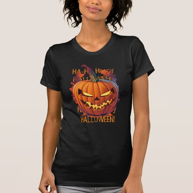 Halloween Pumpkin T-Shirt (Front)