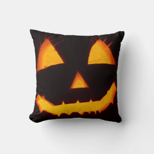 Halloween Pumpkin Throw Pillow