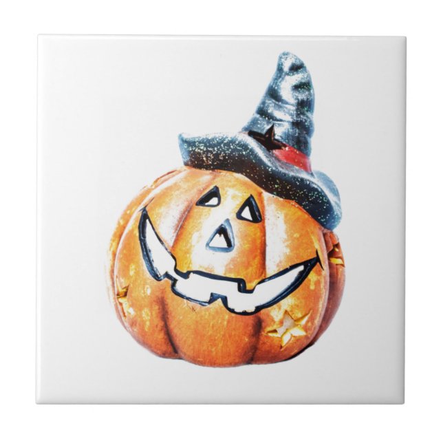 Halloween Pumpkin Tile (Front)