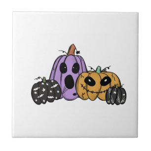 Halloween Pumpkin Tile