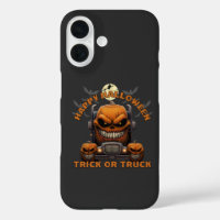 Halloween Pumpkin Truck Monster Spooky Haunted