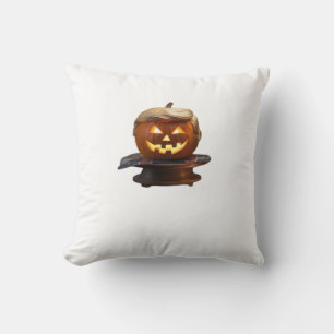 Halloween, Pumpkin Trumpkin, Make Halloween Great  Throw Pillow