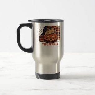 Halloween, Pumpkin Trumpkin, Make Halloween Great Travel Mug