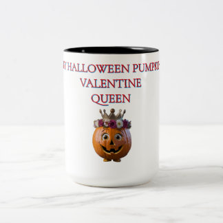 Halloween Pumpkin Valentine Queen Mug