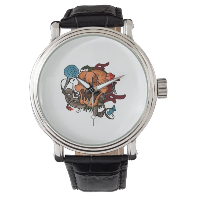 Halloween Pumpkin                        Watch (Front)