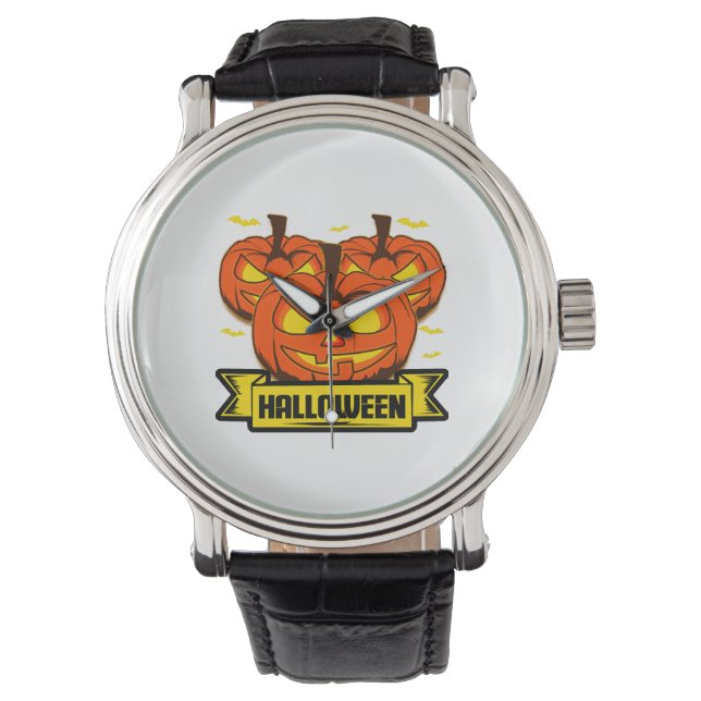 Halloween Pumpkin                            Watch (Front)