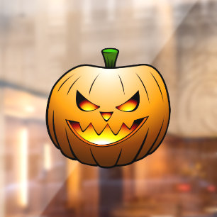 Halloween Pumpkin Window Cling