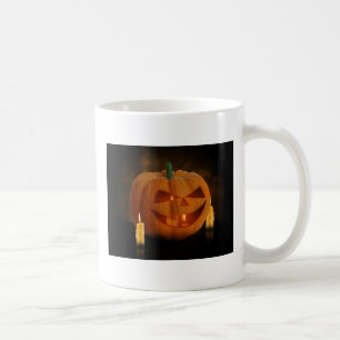 Halloween Pumpkin with Candles - Mug