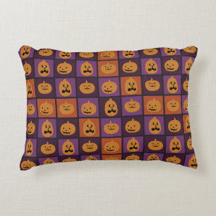 Halloween pumpkins accent pillow