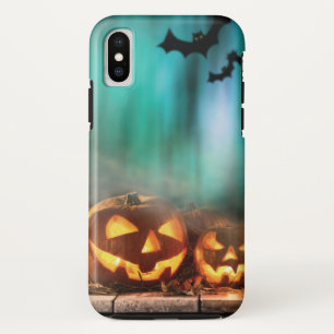 Halloween pumpkins and bats Case-Mate iPhone case