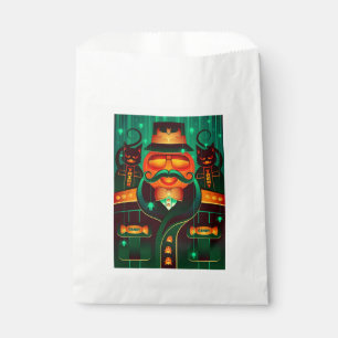 Halloween Pumpkins and Black Cats Favour Bag