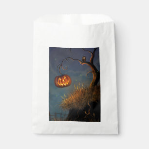 Halloween Pumpkins and Owl Favour Bag