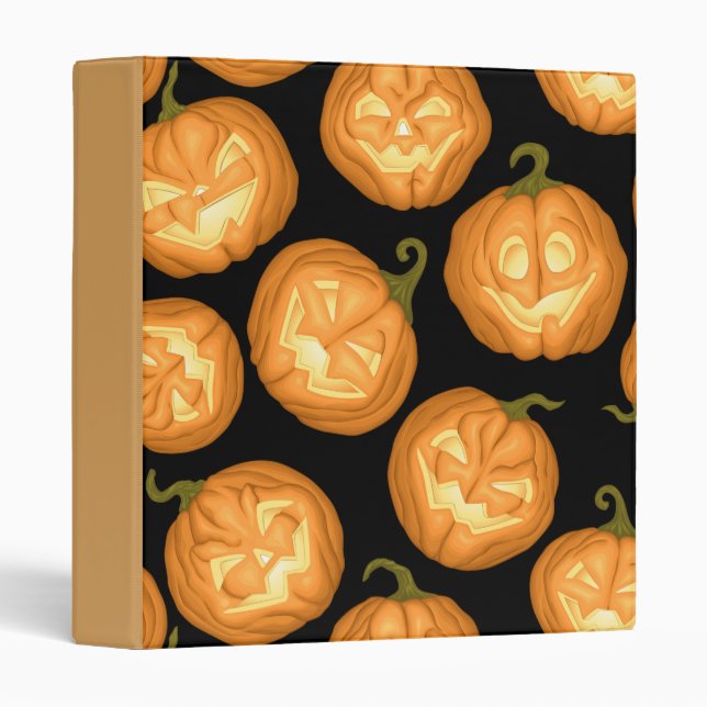 Halloween pumpkins binder (Front/Spine)