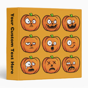 Halloween Pumpkins binders