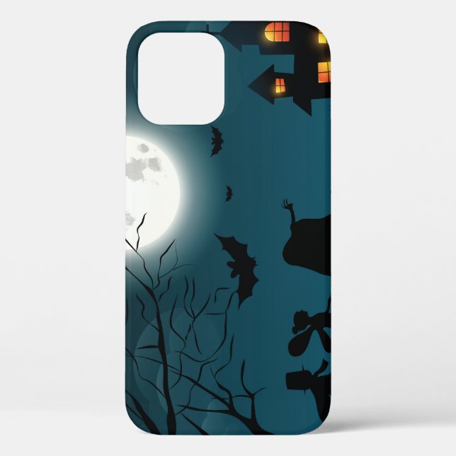 Halloween Pumpkins: Dark Castle Blue Moon Case-Mate iPhone Case (Back)