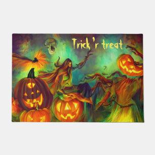 Halloween Pumpkins Doormat