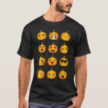 Halloween Pumpkins Emotions Boys Girls Kids Cute H T-Shirt<br><div class="desc">Halloween Pumpkins Emotions Boys Girls Kids Cute Halloween</div>