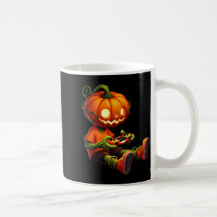 Halloween Pumpkins Head Gamer Video Gaming Boys Coffee Mug