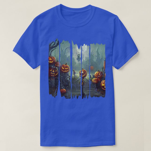 Halloween Pumpkins  Jack O Lantern  T-Shirt (Design Front)