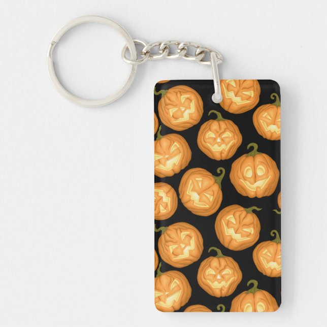 Halloween pumpkins keychain (Front)