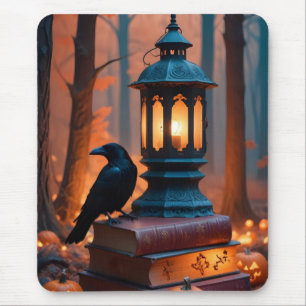 Halloween Pumpkins Lantern Cute Spooky Festive Art Mouse Pad