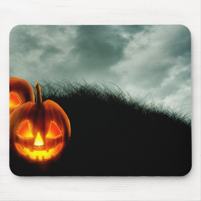 Halloween Pumpkins Mouse Pad (Front)