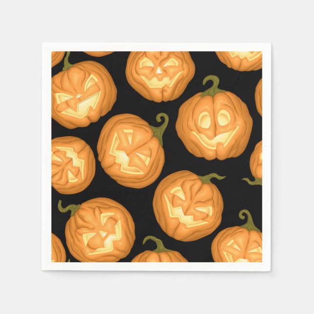 Halloween pumpkins napkin (Front)