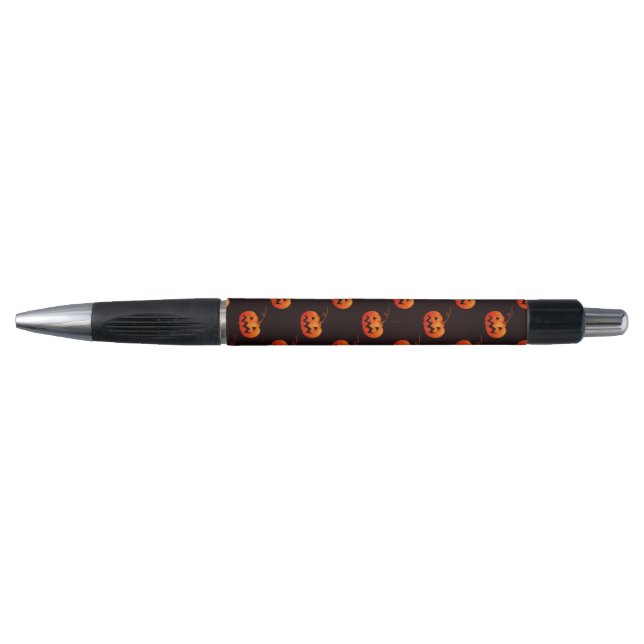 Halloween Pumpkins, Orange Pumpkins Trick Or Treat Pen (Front)