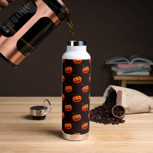 Halloween Pumpkins, Orange Pumpkins Trick Or Treat Water Bottle